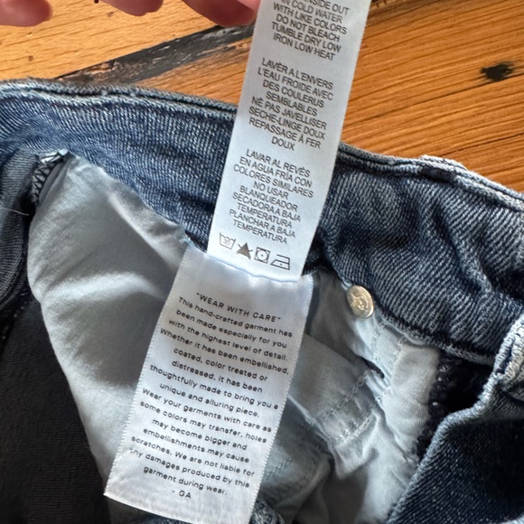 Good American Jeans Skinny Fit Distressed Medium Wash Size 4/27 - Picture 7 of 7